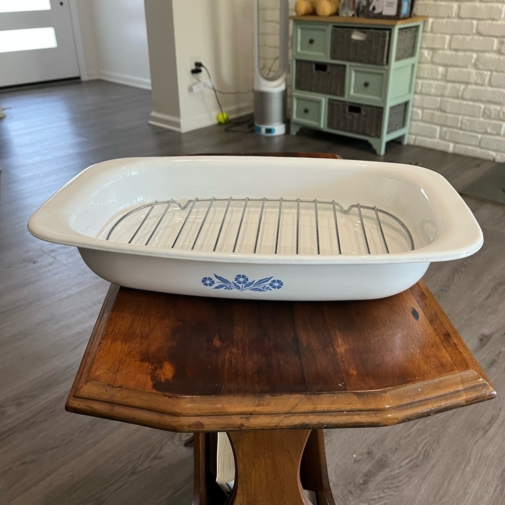 Corning ware Classic White Roaster P21.